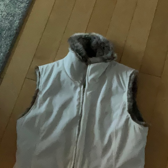 Kristen Blake reversible faux fur zip vest, sz S - Picture 12 of 12